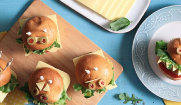 mini burgers