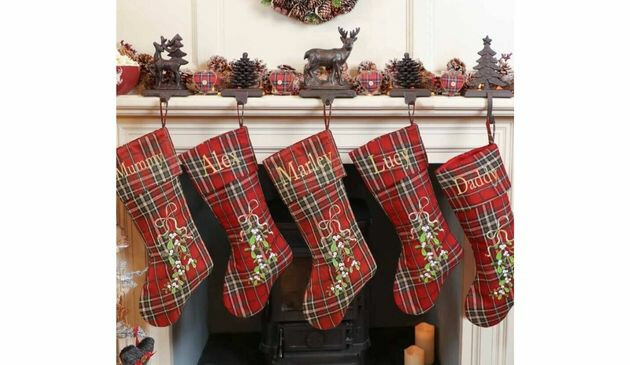 Tartan Christmas stocking