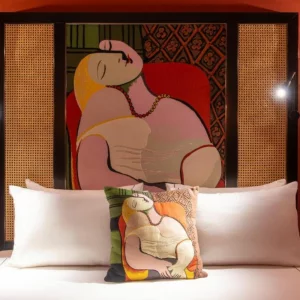 Room decor at Hôtel Môm'Art, Paris