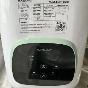 Momcozy KleanPal Pro Baby Bottle Steriliser in testing