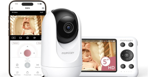 Momcozy Smart Baby Monitor-BM04 with camera and parent unit
