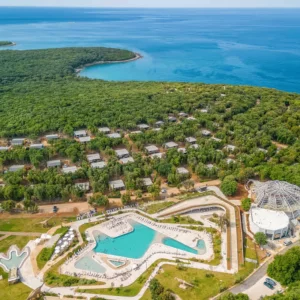 Mon Perin, Bale, Istria ariel view