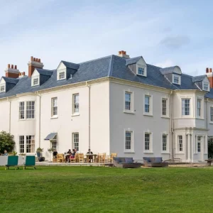 Exterior shot of Moonfleet Manor in Dorset