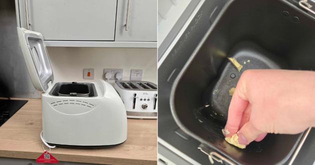 Prepping the Morphy Richards breadmaker
