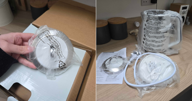 Unboxing of the Morphy Richards Illumination kettle