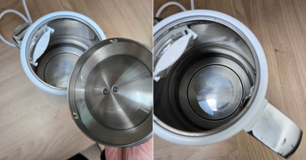 Limescale inside the Morphy Richards Illumination Kettle