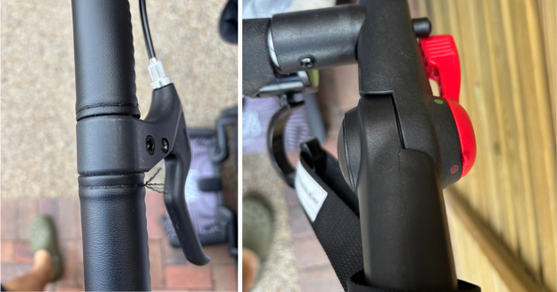 Mountain Buggy Duet hand brake and handlebar