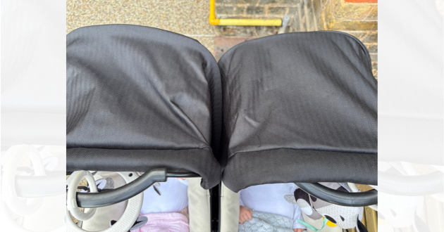 Mountain Buggy Duet carrycot sun hoods