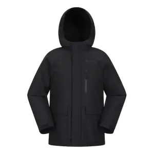 Mountain Warehouse Noah Kids Borg Lined Waterproof Jacket