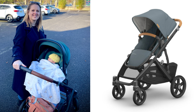 Mum pushing the UPPAbaby Vista V3