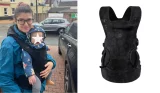 Mum using Carifit Core baby carrier