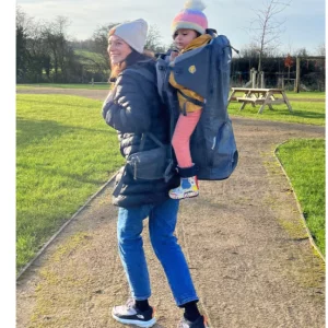 Mum with LittleLife Pathseeker carrier