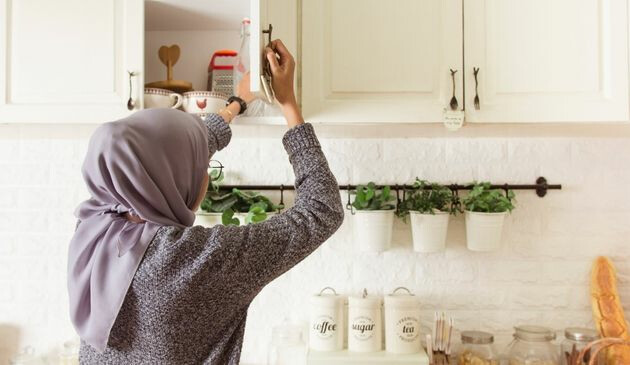 Checking food cupboards