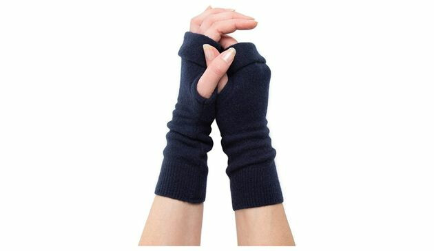 Turtledoves Classic Cashmere Fingerless Gloves