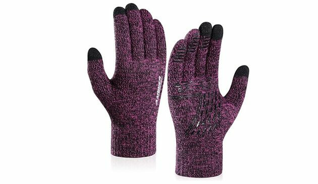 Coskefy Winter Knit Touchscreen Gloves