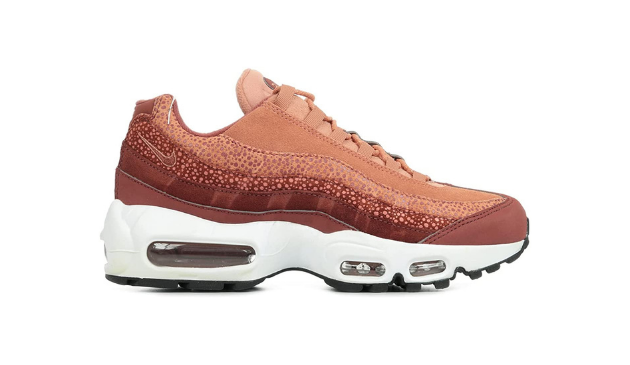 A beige and tan Nike Air Max trainer