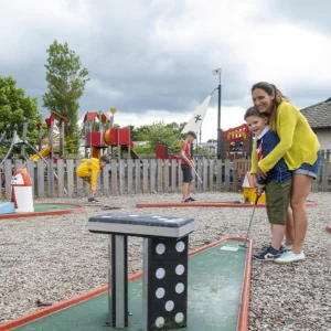 Nairn Lochloy Holiday Park crazy golf
