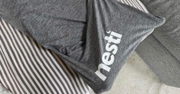 A close up of the foot holder of the Nesti Compression Pod