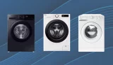 A collage of 3 of the best budget washing machines