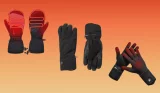 a collage of the best heated gloves in the uk