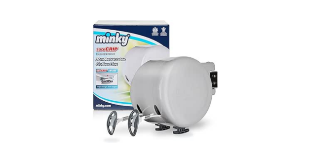 Minky Retractable Duo Reel Washing Line