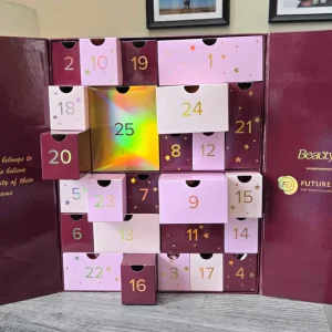 Boxes opened in the Next Beauty Advent Calendar 2026