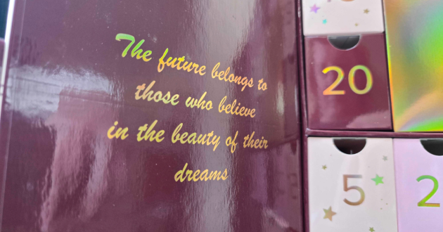 Design inside the Next Beauty Advent Calendar 2026