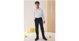 Boy in NEXT school trousers