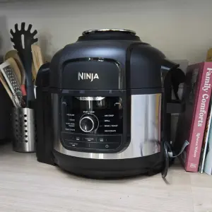 The Ninja Foodi 9-in-1 Multi-Cooker on a kitchen worktop