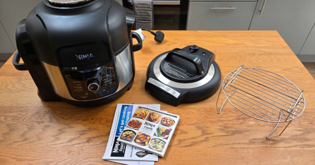 A look at all the components with the Ninja Foodi 9-in-1 Multi-Cooker