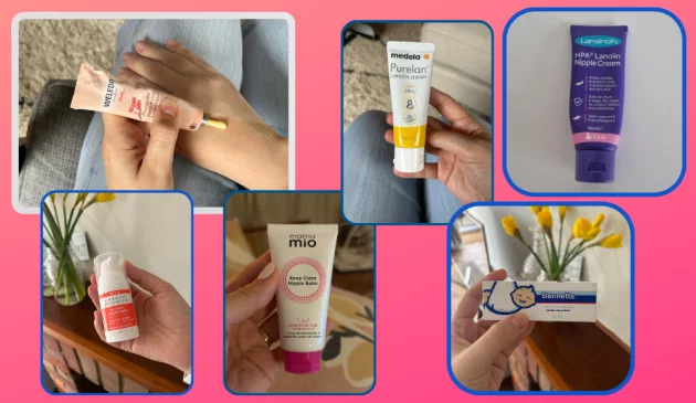 Nipple cream best buys in testing including Weleda, My Expert Midwife, Medela Purelan, Mama Mio, Lansinoh and Bennetts nipple cream