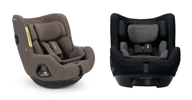 Nuna TODL car seat in caviar and chestnut