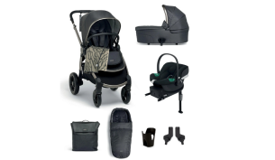 Ocarro Pushchair Complete Bundle with Cybex Aton Car Seat & Base (8 Pieces)