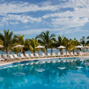 A view of the pool at Occidental Cozumel in Mexico