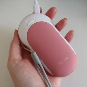 Ocoopa Quick Charge Hand Warmer in use