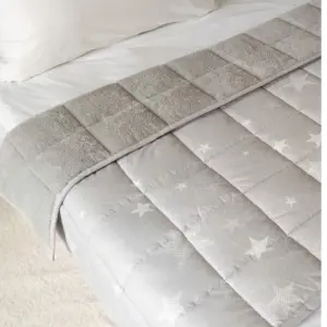 OHS Kids Star Teddy Fleece Weighted Blanket