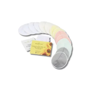 Organic Bamboo Nursing Breast Pads baby bliss stock image