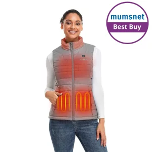 Ororo Women’s Heated Gilet with Mumsnet Best Buy badge