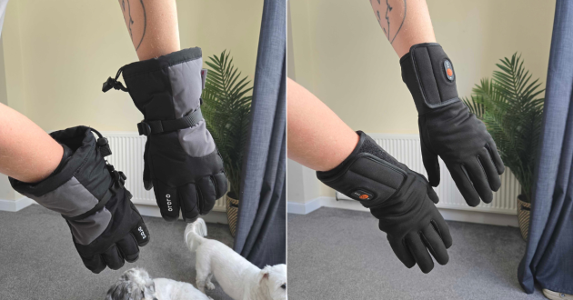Mumsnet tester comparing Ororo outer shell gloves with heated liners