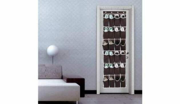 Over the door shoe rack