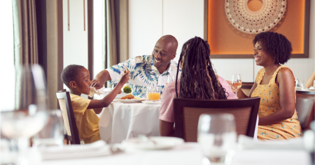 P&O Cruises family dining