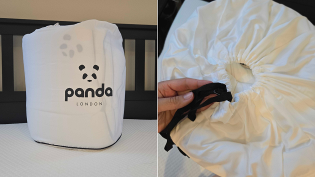 A closer look at the duvet storage bag
