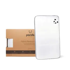 A product image of the Panda Hybrid Bamboo Pillow
