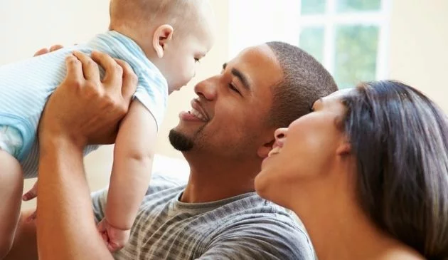 parents and baby