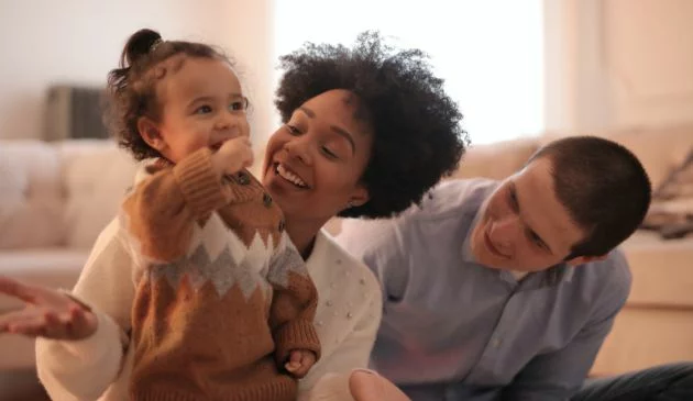 Parents with baby