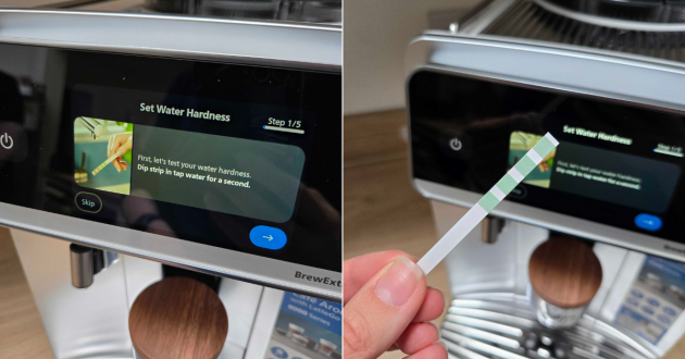 Setting the water hardness on the Philips Café Aromis Series 8000