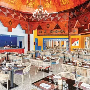 Restaurant at the Pickalbatros Jungle Aqua Park Resort Neverland in Hurghada