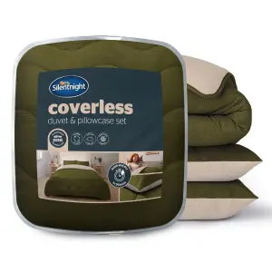 A product image of the Silentnight Seersucker Coverless Duvet Set