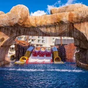 Water slides at Planet Hollywood Cancun