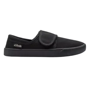 Clarks Hopper Run Kid Black Fabric Plimsolls